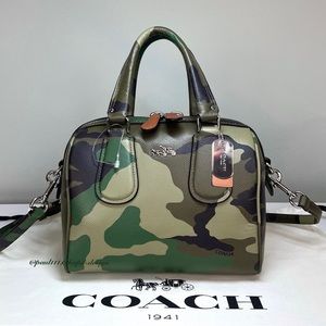COACH SUPER RARE CAMOUFLAGE MINI SURREY LIMITED EDITION SOLD OUT BAG PURSE